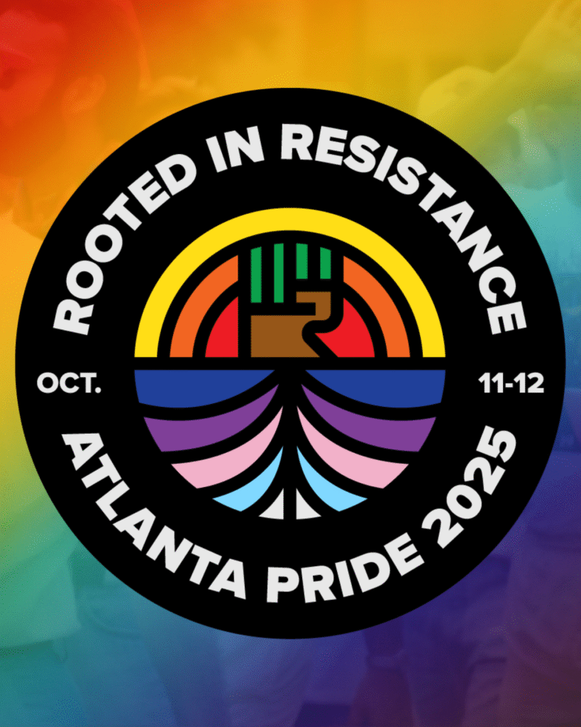 Annual art for Atlanta Pride.